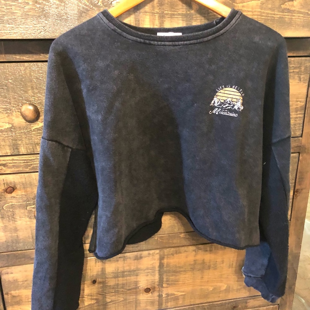 Garage Cropped Crew Neck